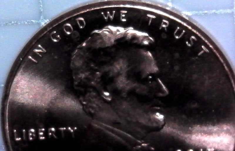 2015-P-Lincoln-Shield-Cent-Struck-Through-Came-From-Fresh-OBW-BU-Roll